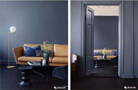 「水果藍(lán)莓色」 深沉&ldquo;感官營養(yǎng)&rdquo;的墻面暗色系