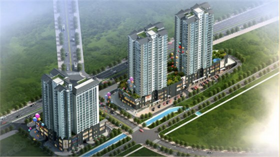 數(shù)碼彩斬獲貴州遵義4幢9萬平方高端樓盤外墻工程 數(shù)碼彩斬獲貴州遵義4幢9萬平方高端樓盤外墻工程