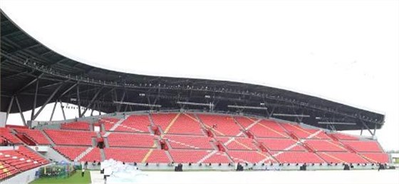 數(shù)碼彩亮色肇慶新區(qū)體育中心30萬平米內(nèi)外墻 開啟省運新篇章 數(shù)碼彩亮色肇慶新區(qū)體育中心30萬平米內(nèi)外墻 開啟省運新篇章