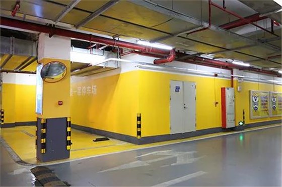 廣東中山大信廣場地上停車場內墻翻新用水性外墻涂料