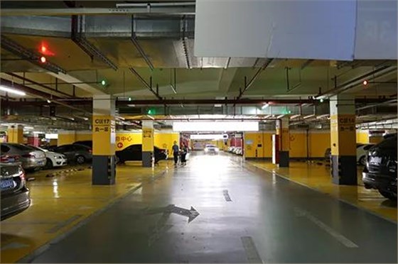 廣東中山大信廣場地上停車場內墻翻新用水性外墻涂料