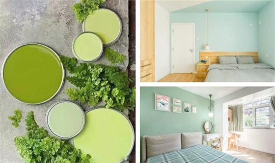 高溫天氣，用冷色調(diào)墻面降溫?zé)┰甑那榫w