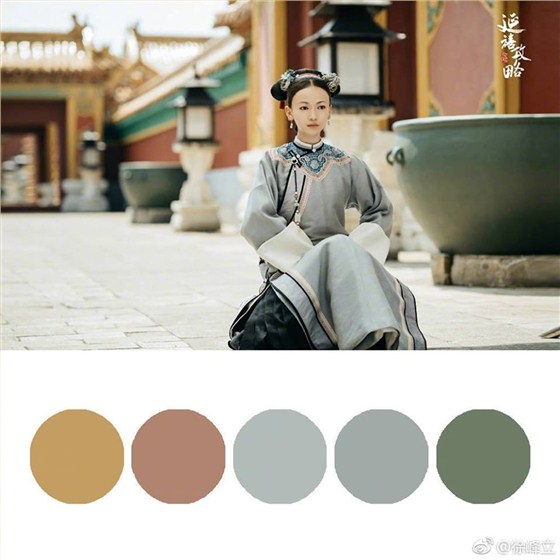 秋天墻面高端色系，莫蘭迪色系