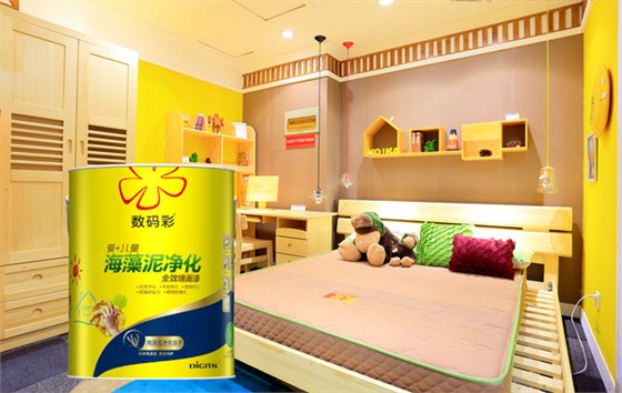 愛(ài)+兒童海藻泥凈化全效墻面漆