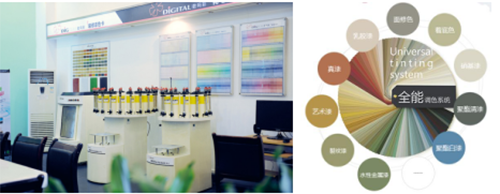 數(shù)碼彩全能油漆涂料調(diào)色系統(tǒng)，可調(diào)配任意涂料色彩！