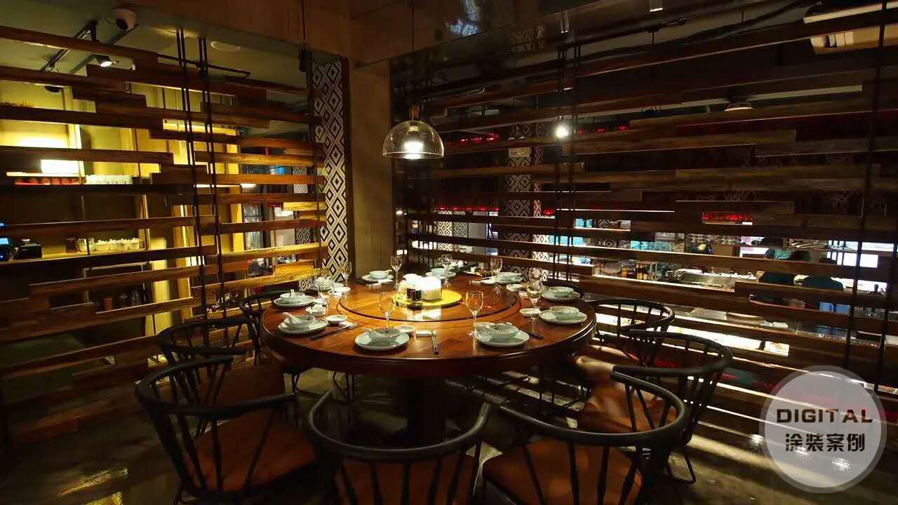 數(shù)碼彩美式PU開放木器漆，締造文藝風(fēng)飯店