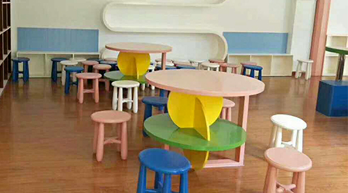 「涂裝案例」水性木器漆給金沙幼兒園孩童綠色就學環(huán)境
