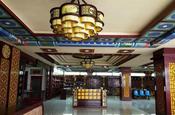 水性紅木擦色涂裝古風(fēng)古韻中醫(yī)館