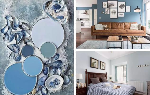 高溫天氣，用冷色調(diào)墻面降溫?zé)┰甑那榫w