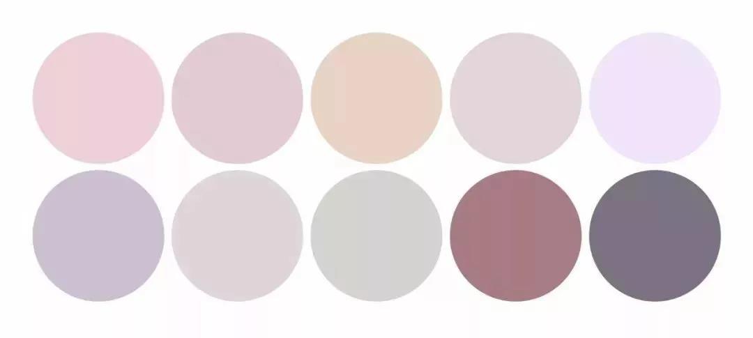 秋天墻面高端色系，莫蘭迪色系