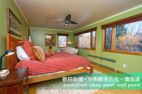 數碼彩愛+凈味醛凈五合一墻面漆涂裝效果圖