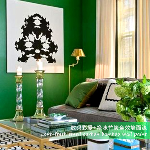 數(shù)碼彩愛+凈味竹炭全效墻面漆涂裝效果圖